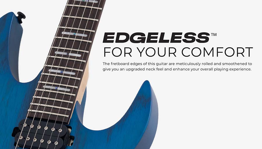 Sire Guitars - X5/tbls - Mahogany + Ash Electric Guitar – Transparent Blue