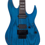 Sire Guitars - X5/tbls - Mahogany + Ash Electric Guitar – Transparent Blue
