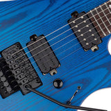 Sire Guitars - X5/tbls - Mahogany + Ash Electric Guitar – Transparent Blue