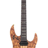 Sire Guitars - X10/NTS - alder + poplar burl neck-through electric guitar, natural satin, incl – Guitar, Natural