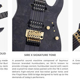 Sire Guitars - X10/nts - Alder + Poplar Burl Neck-Through Electric Guitar – Natural