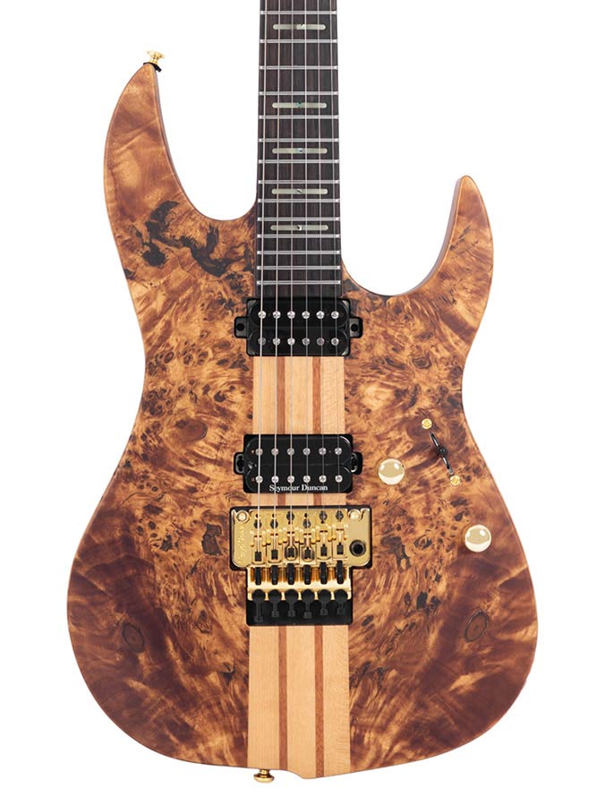 Sire Guitars - X10/nts - Alder + Poplar Burl Neck-Through Electric Guitar – Natural
