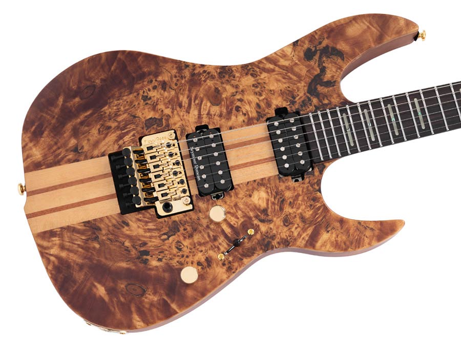 Sire Guitars - X10/nts - Alder + Poplar Burl Neck-Through Electric Guitar – Natural