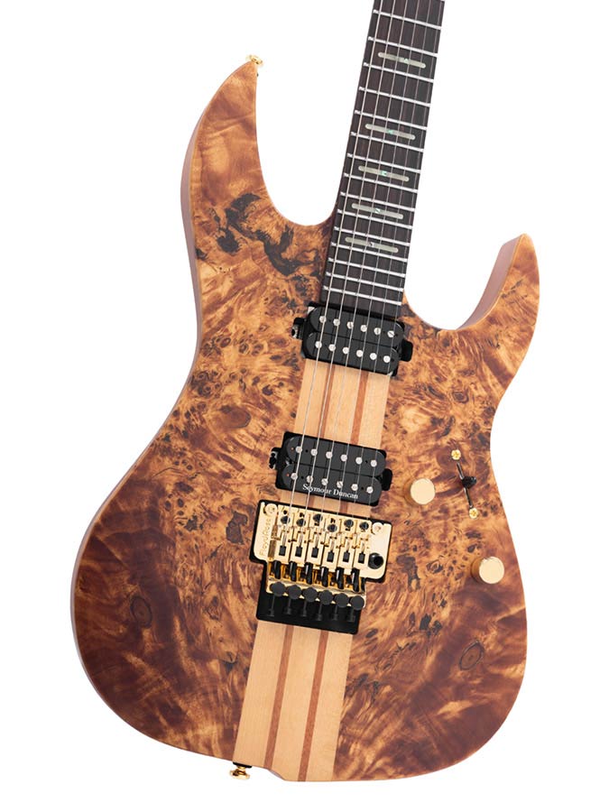Sire Guitars - X10/nts - Alder + Poplar Burl Neck-Through Electric Guitar – Natural