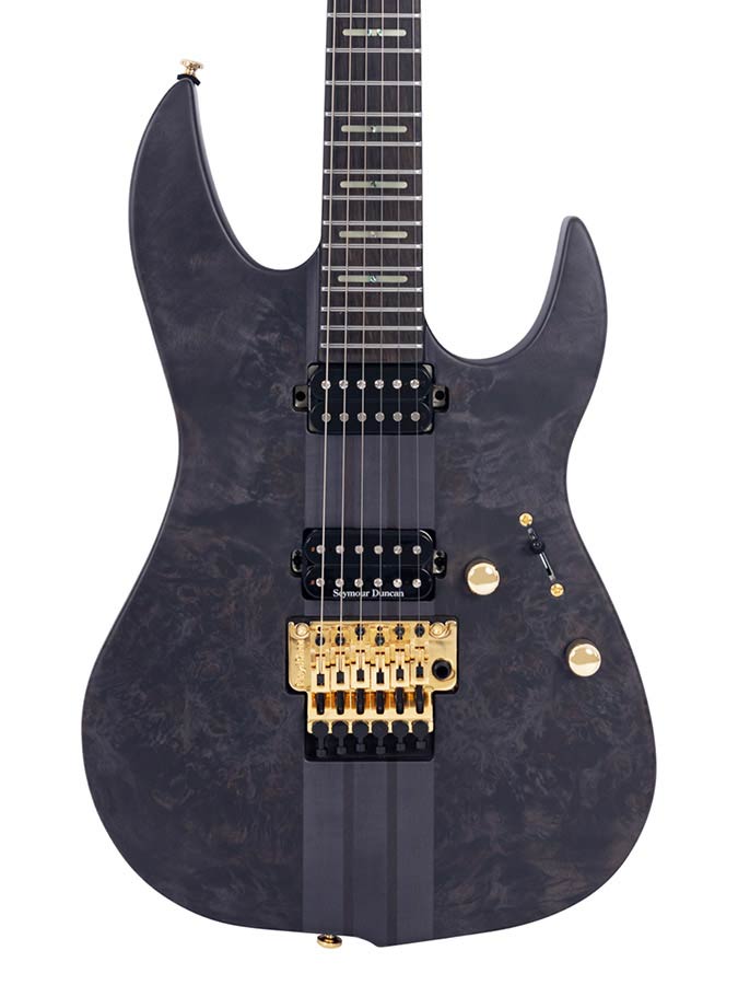 Sire Guitars - X10/tbks - Alder + Poplar Burl Neck-Through Electric Guitar – Transparent Black