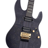 Sire Guitars - X10/tbks - Alder + Poplar Burl Neck-Through Electric Guitar – Transparent Black