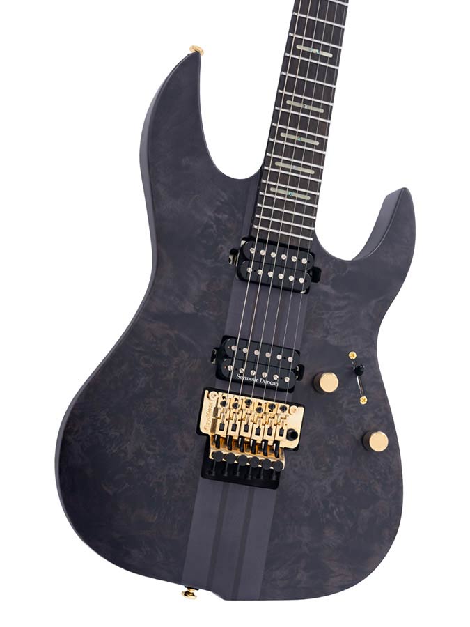 Sire Guitars - X10/tbks - Alder + Poplar Burl Neck-Through Electric Guitar – Transparent Black
