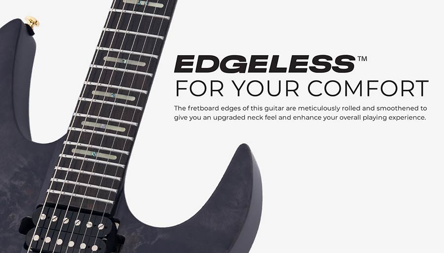 Sire Guitars - X10/tbks - Alder + Poplar Burl Neck-Through Electric Guitar – Transparent Black