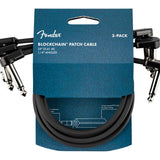 Fender - 990825012 - Blockchain 24" Patch Cable, 3-Pack, Angle/Angle