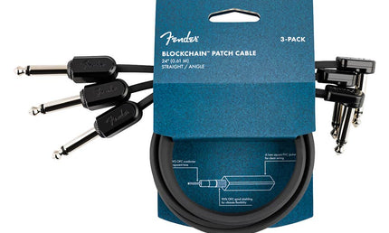 Blockchain 24" patch cable, 3-pack, straight/angle