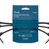 Fender - 990825008 - Blockchain 6" Patch Cable, 3-Pack, Angle/Angle