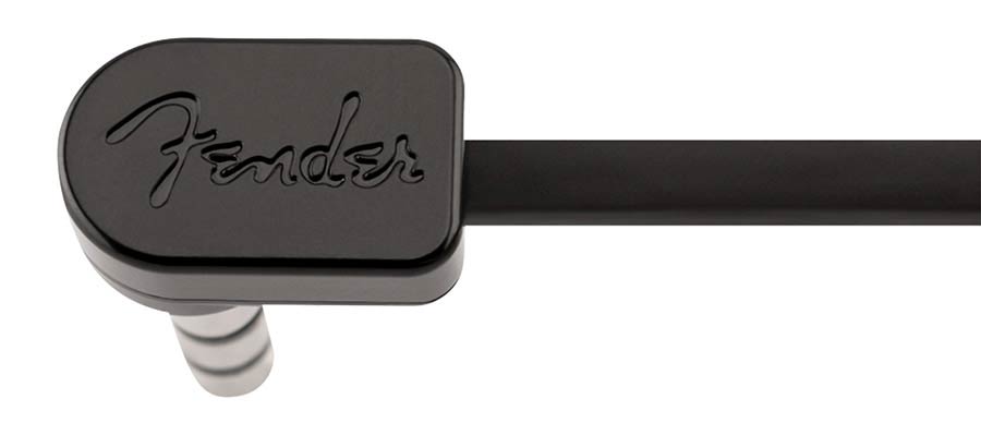 Fender - 990825015 - Blockchain 16" Patch Cable, Stereo Trs, Straight/Angle