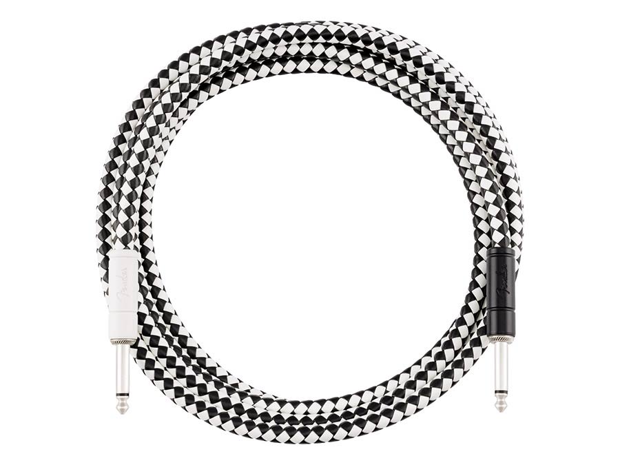 10' instrument cable, 10ft, checkerboard