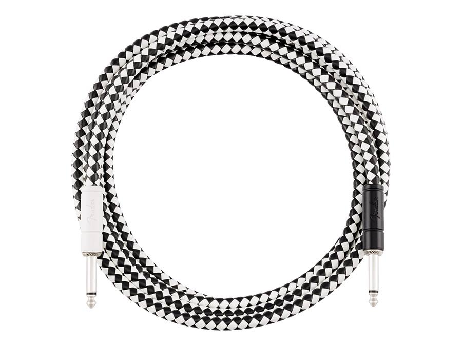 Fender - 990810288 - 10Ft Instrument Cable, 10Ft, Checkerboard