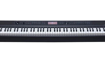 digital compact stage piano, 88 keys hammer action (GAC), with styles, 2 x 20 watt - black