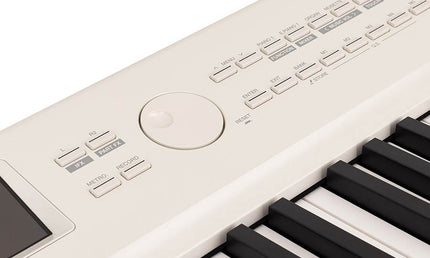 digital compact stage piano, 88 keys hammer action (GAC), with styles, 2 x 20 watt - white