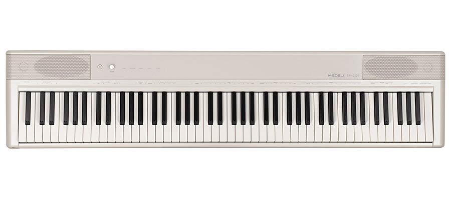 digital compact stage piano, 88 keys hammer action (GAC), 2 x 25 watt - white