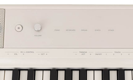 digital compact stage piano, 88 keys hammer action (GAC), 2 x 25 watt - white