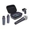 2.4 GHz wireless microphone system, XLR transmitter and receiver, free dynamic microphone