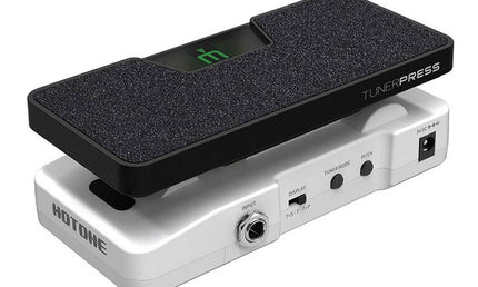 multifunctional tuner pedal TUNER PRESS, expression/volume pedal and chromatic/strobe tuner