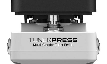 multifunctional tuner pedal TUNER PRESS, expression/volume pedal and chromatic/strobe tuner