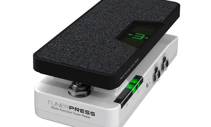 multifunctional tuner pedal TUNER PRESS, expression/volume pedal and chromatic/strobe tuner