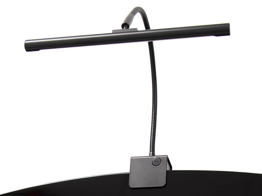 Boston - PLM-1500-BK - Piano Led Lamp T-shape With Clamp, 78 Leds, Color Temperature:3000k - 6500k Adjustment