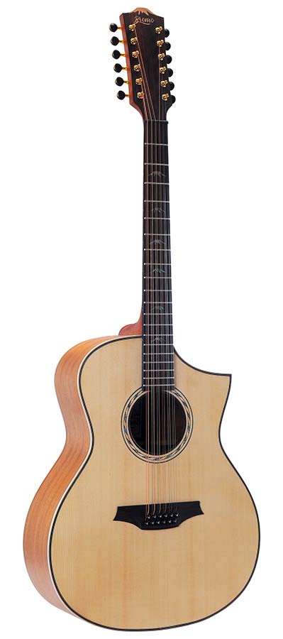Bromo BAT4CE12 Tahoma Series Hillside Auditorium Elektro-akoestische Gitaar - Satin
