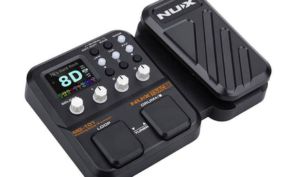 guitar amp modeling processor and multi effect with drum machine and phrase looper, compact