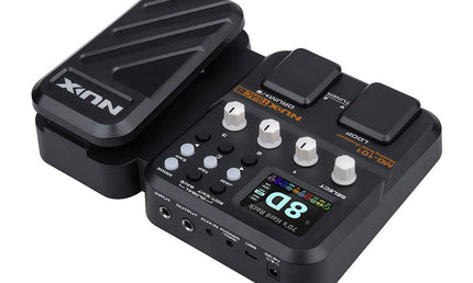 guitar amp modeling processor and multi effect with drum machine and phrase looper, compact