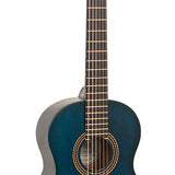 Valencia - VC202TBU - Classic Guitar 1/2 – Transparent Blue