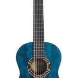 Valencia - VC202TBU - Classic Guitar 1/2 – Transparent Blue
