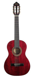 classic guitar 1/2, sitka spruce & nato, transparent wine red satin