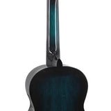 Valencia - VC201TBU - Classic Guitar 1/4 – Transparent Blue