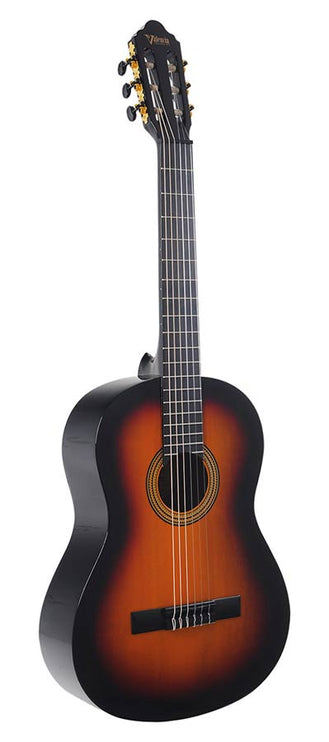 classic guitar 4/4, sitka spruce & mahogany, classic sunburst high gloss