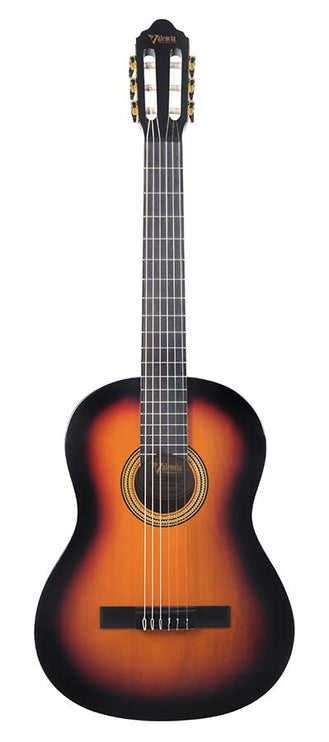 classic guitar 4/4, sitka spruce & mahogany, classic sunburst high gloss