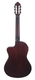 classic guitar 4/4, sitka spruce & mahogany, preamp and cutaway, antique sunburst satin