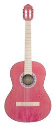 classic guitar 4/4, sitka spruce & mahogany, pink