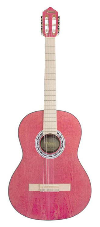 classic guitar 4/4, sitka spruce & mahogany, pink