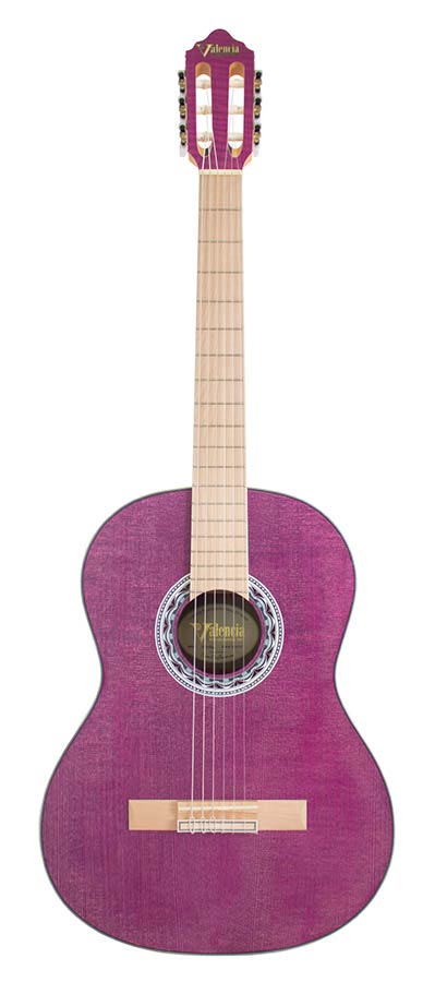 Valencia - VC354PP - Classic Guitar 4/4 – Mahogany, Purple