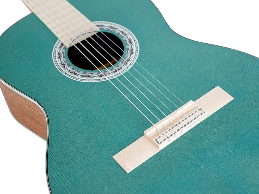 Valencia - VC354HAB - Classic Guitar With Hybrid Neck 4/4 – Aqua Blue