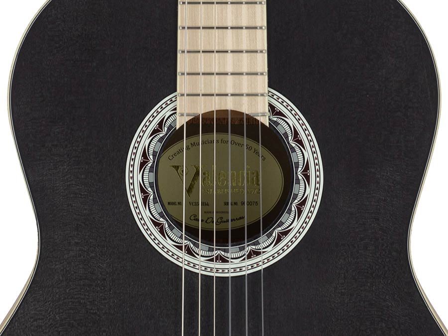 Valencia - VC354HBK - Classic Guitar With Hybrid Neck 4/4 – Mahogany, Black