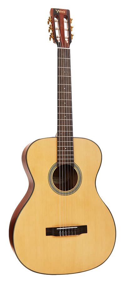 Valencia - VA434 - Nylon String Auditorium Guitar – Nato, Natural