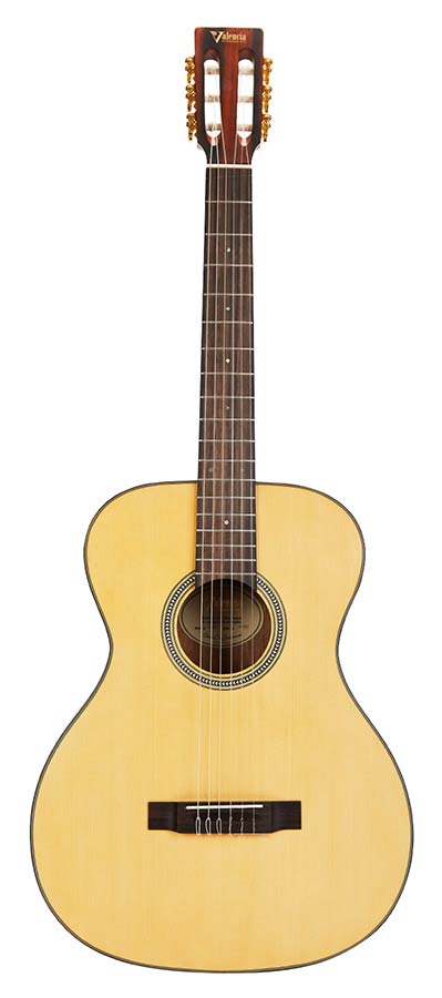 Valencia - VA434 - Nylon String Auditorium Guitar – Nato, Natural