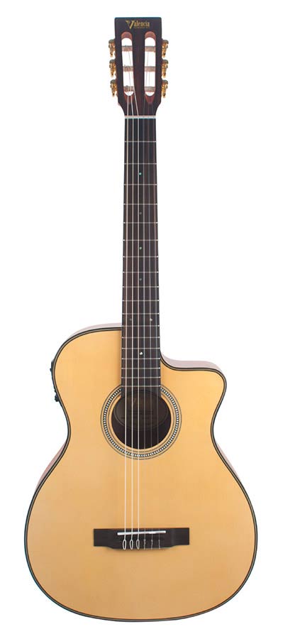 Valencia - VA434CE - Nylon String Auditorium Guitar – Cutaway, Natural