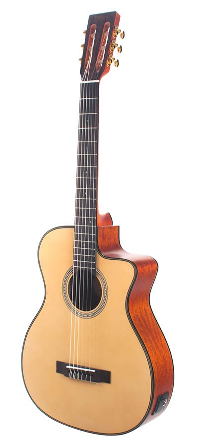 Valencia - VA434CE - Nylon String Auditorium Guitar – Cutaway, Natural