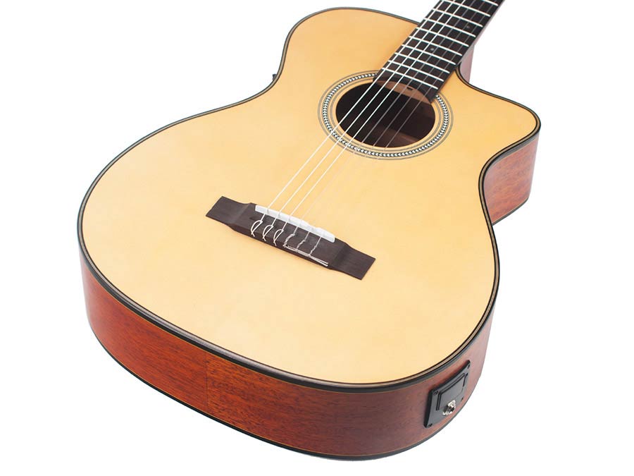 Valencia - VA434CE - Nylon String Auditorium Guitar – Cutaway, Natural