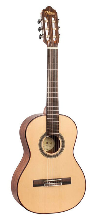 classic guitar 3/4, solid sitka spruce & mahogany, solid top classical guitar, natural