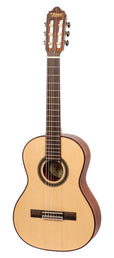 classic guitar 3/4, solid sitka spruce & mahogany, solid top classical guitar, natural