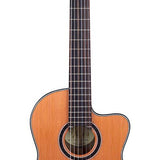 Valencia - VC774TCE - Slim Body Classic Guitar 4/4 – Solid Red